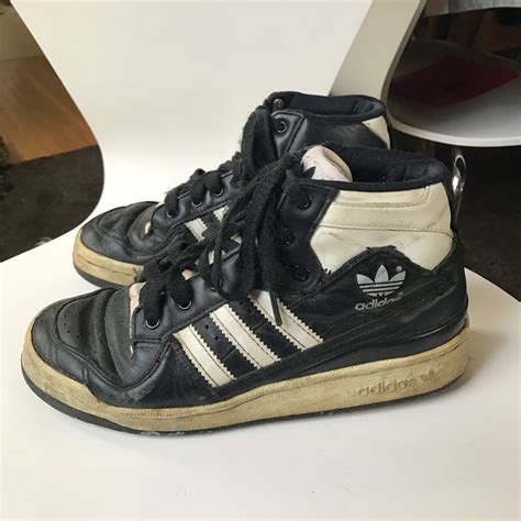 old school 90s adidas shoes.